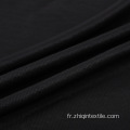 Tissu de cupro imitation noire